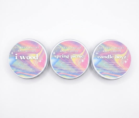 Wax Tin - Scented Candle Tin for Freshening Aroma