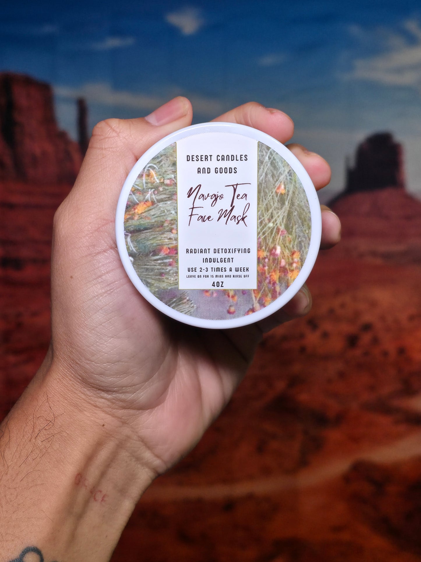 Navajo Tea Face Mask